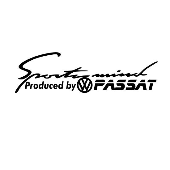 Sticker Auto volkswagen VW sports mind passat 1