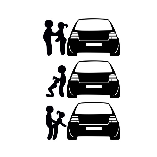Sticker Auto volkswagen VW 18+