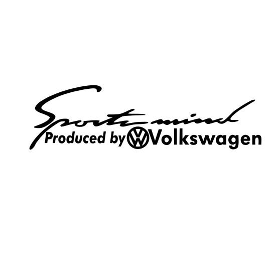 Sticker Auto volkswagen sports mind  VW