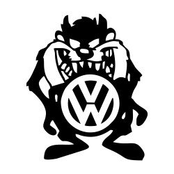 Sticker Auto volkswagen VW tazmanian zambitor