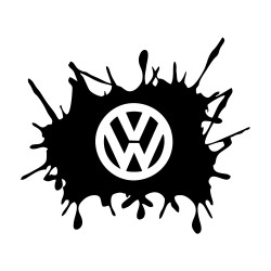 Sticker Auto volkswagen VW splash