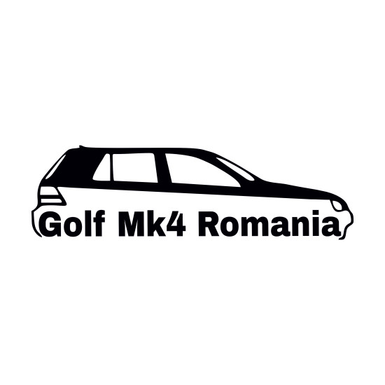 Sticker Auto volkswagen VW GOLF MK4
