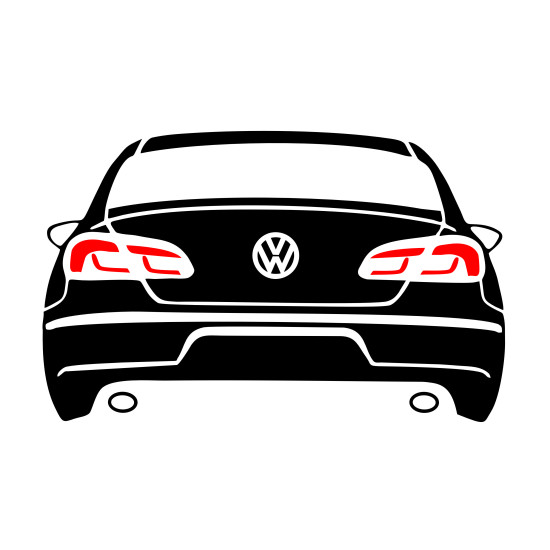 Sticker Auto volkswagen VW CC