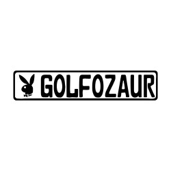 Sticker Auto volkswagen VW GOLFozaur