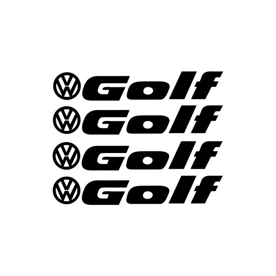 Sticker Auto volkswagen VW GOLF (manere)