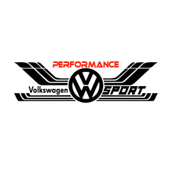 Sticker Auto volkswagen VW performance