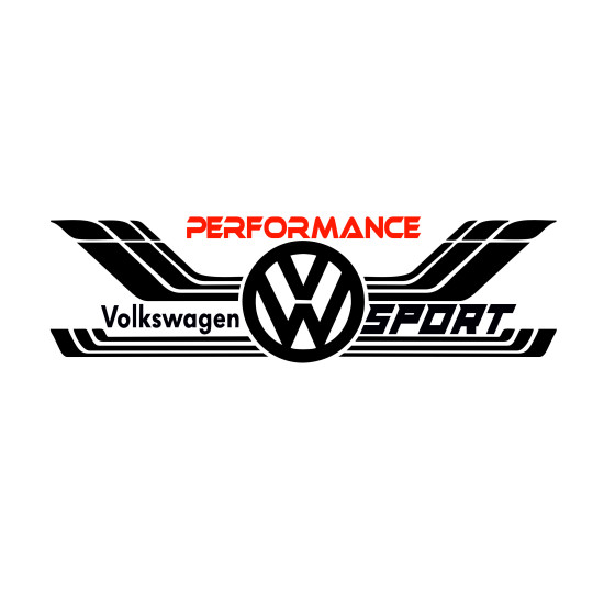 Sticker Auto volkswagen VW performance